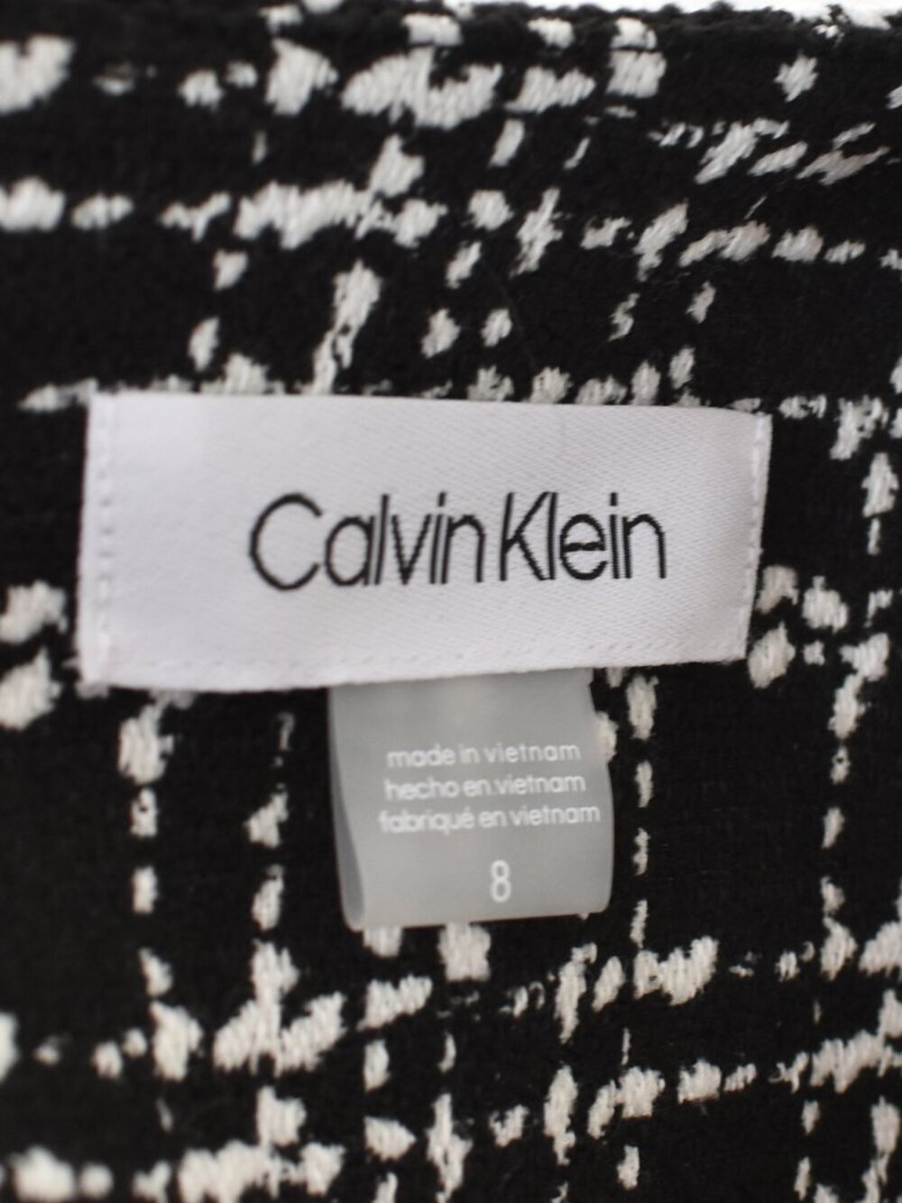Calvin Klein Tweed Sheath Dress - 8 - Picture 8 of 8